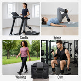 Ankle Weights 1,2,4 KG Pair - Adjustable Leg Weights for Home Gym & Workout