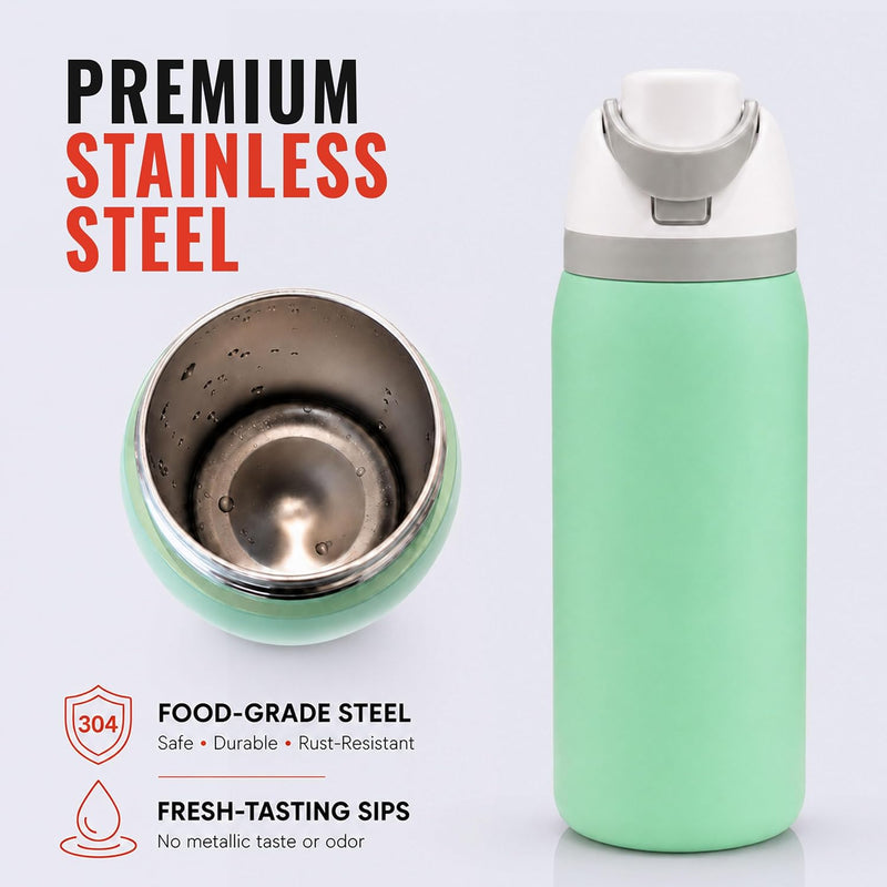 Insulated Water Bottle 950 ML - Stainless Steel Bottle - 24 Hrs Cold & 12 Hrs Hot