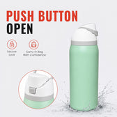 Insulated Water Bottle 950 ML - Stainless Steel Bottle - 24 Hrs Cold & 12 Hrs Hot