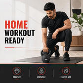Kettlebell 6 KG - Neoprene Kettle Bell for Home Gym & Workout - Soft Anti-Slip Handle