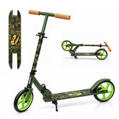 Aluminium Kick Scooter for Kids - Lightweight Foldable Scooter - Green