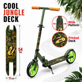 Aluminium Kick Scooter for Kids - Lightweight Foldable Scooter - Green