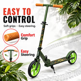 Aluminium Kick Scooter for Kids - Lightweight Foldable Scooter - Green