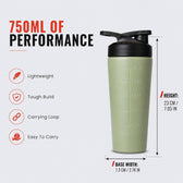 Stainless Steel Shaker  [750 ML] - Ape Printed Gym Shaker Bottle - Protein Shaker for Gym, Workout & Sports - Multicolour