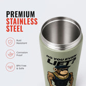 Stainless Steel Shaker  [750 ML] - Ape Printed Gym Shaker Bottle - Protein Shaker for Gym, Workout & Sports - Multicolour