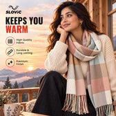 Cozy Scarf for Women & Men - Beige