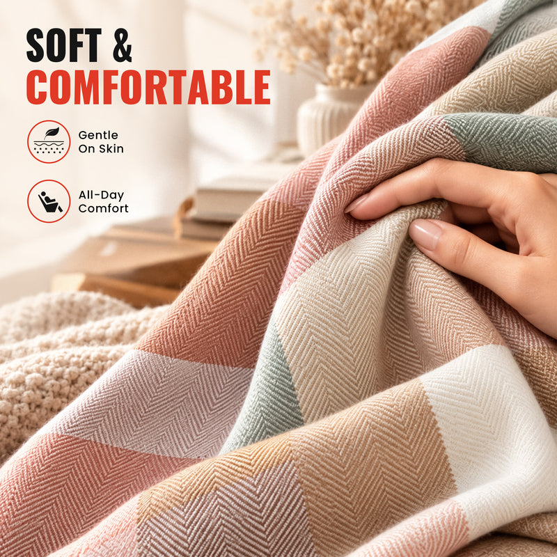 Cozy Scarf for Women & Men - Beige