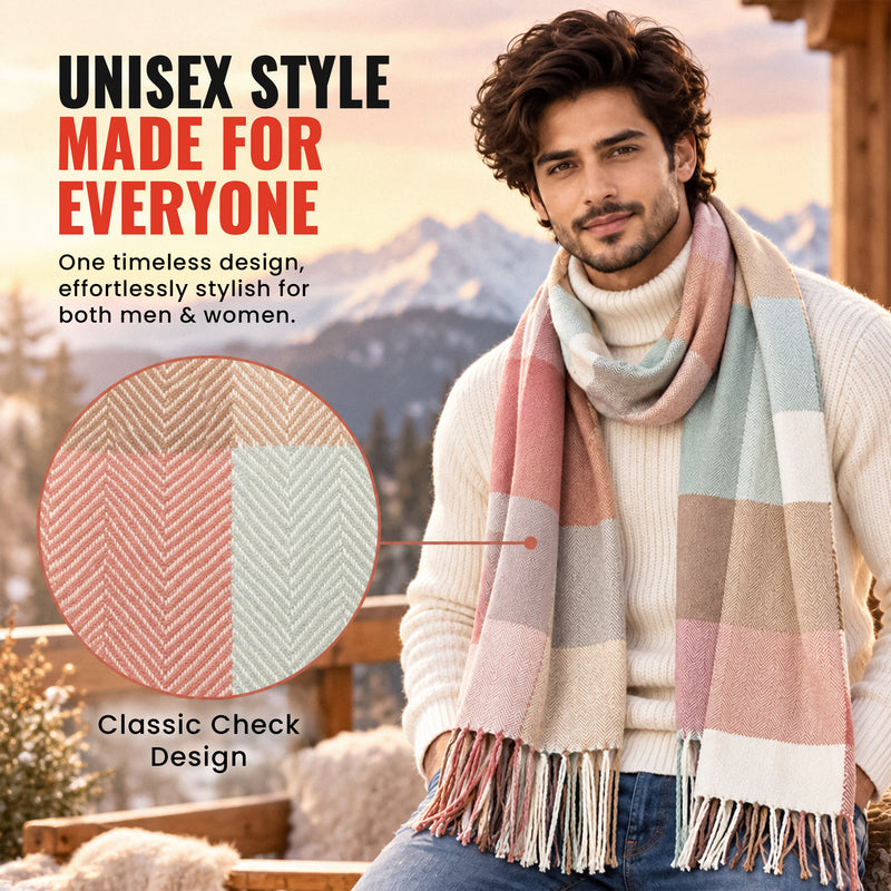 Cozy Scarf for Women & Men - Beige
