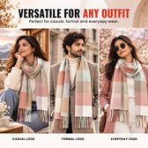 Cozy Scarf for Women & Men - Beige
