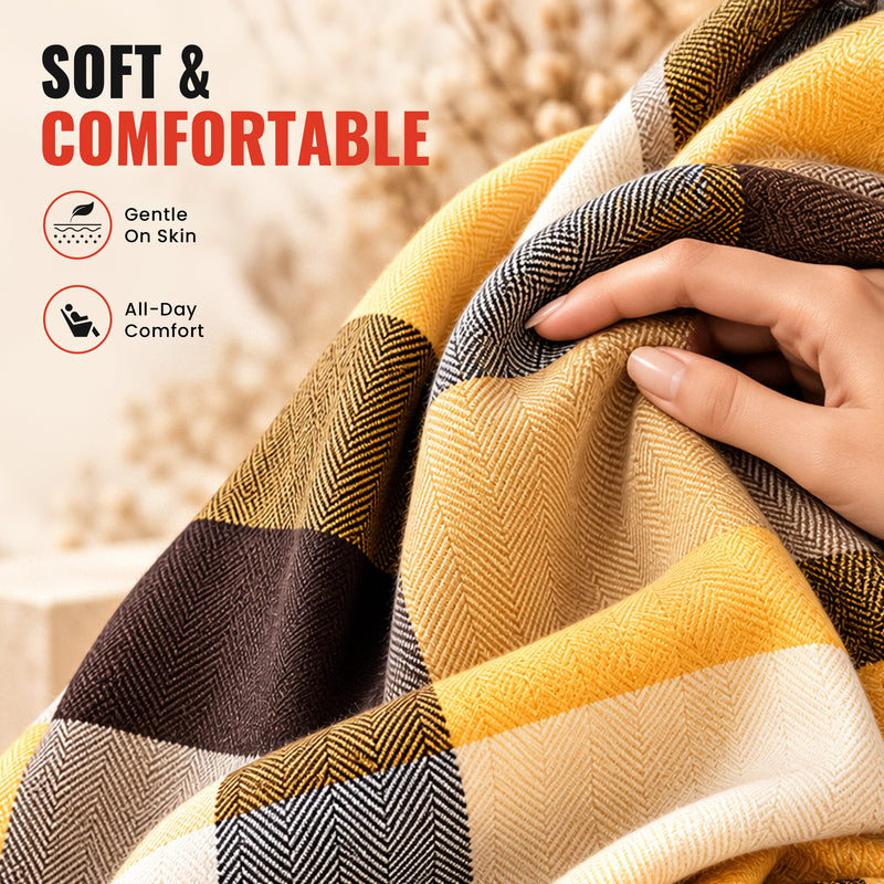 Cozy Scarf for Women & Men -Yellow