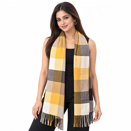 Cozy Scarf for Women & Men -Yellow