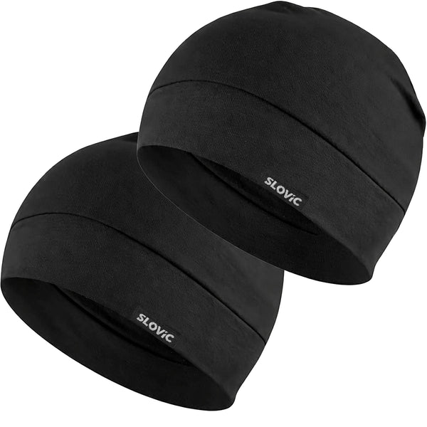 Slovic Helmet Skull Cap for Men - Pack of 2