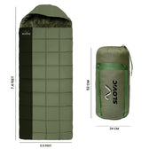 Slovic Sleeping Bag 0 to -10°C Lightweight Waterproof Winter Sleeping Bag