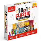 10-in-1 Board Games Set for Kids & Family