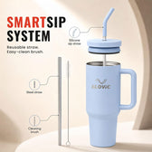 1.2L Stainless Steel Tumbler with Straw