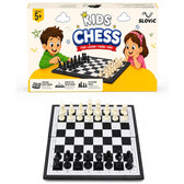 14 Inch Foldable Chess Board Set - Portable Chess Game for Kids & Adults - Family Board Game