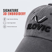 Canvas Baseball Cap for Men & Women | Adjustable Sports Cap | Grey