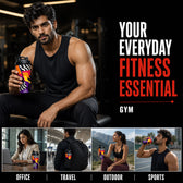 750 ml Stainless Steel Shaker Bottle | 4D Printed | Leakproof Gym Shaker