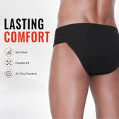 Gym Supporter for Men -Comfortable Sports Supporter -Black - Size M & L