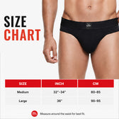 Gym Supporter for Men -Comfortable Sports Supporter -Black - Size M & L