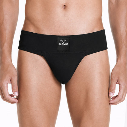 Gym Supporter for Men -Comfortable Sports Supporter -Black - Size M & L