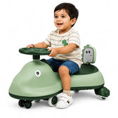 Kid Cruise Swing Car - Green - Ride-On Wiggle Car for Kids - Indoor & Outdoor Toy