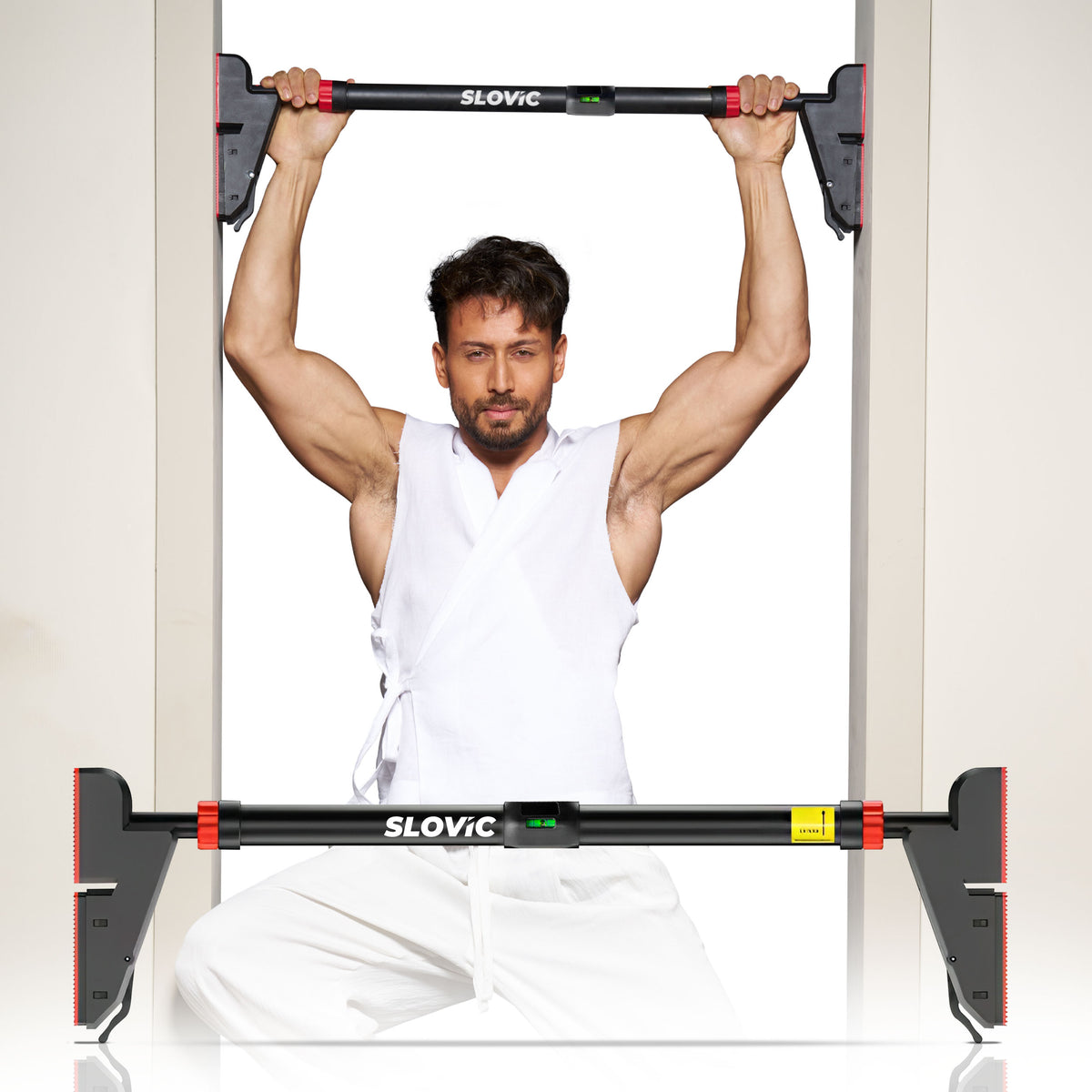 Slovic 300 Kg Heavy Duty Adjustable Pull Up Bar (76-95 CM) - Image 1