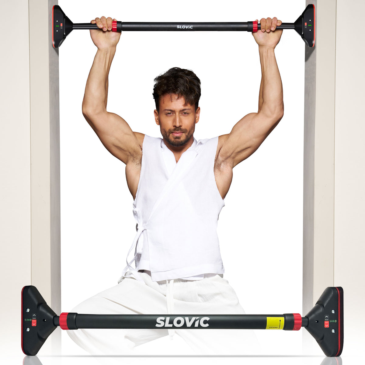 Slovic 250kg No-Screw Pull Up Bar (72-110cm)