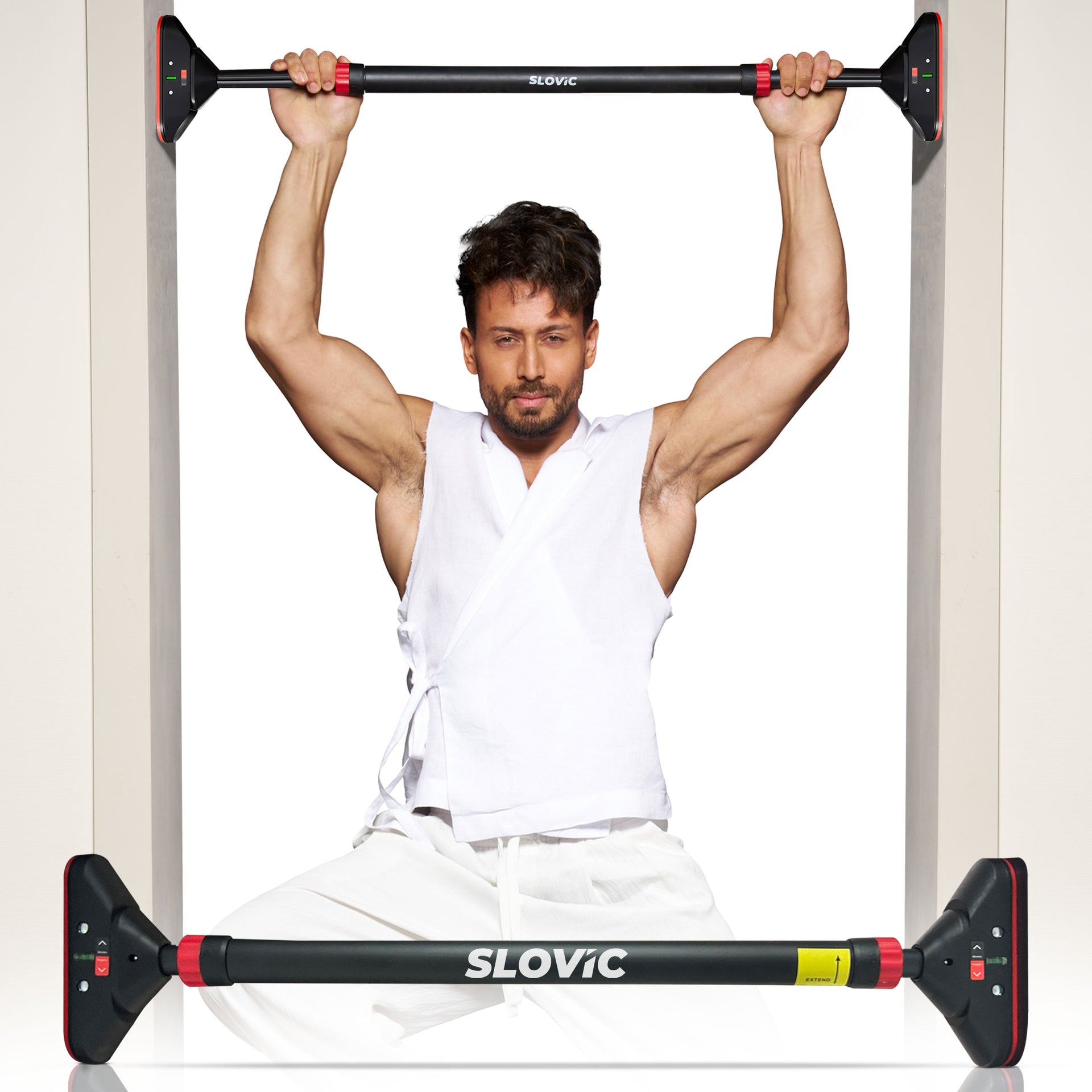 Slovic 250kg No-Screw Pull Up Bar (72-110cm)