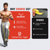 Advertisement for Slovic products with Tiger shroff  holding a product and promotional text.