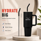 1.2L Stainless Steel Tumbler with Straw