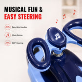 Wave Swing Car with Light - Blue - Ride-On Wiggle Car for Kids - Indoor & Outdoor Toy