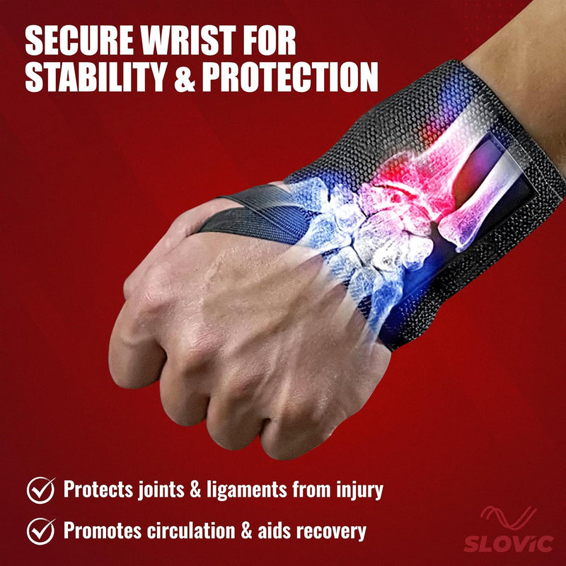 Slovic Premium Wrist Band for Men Gym