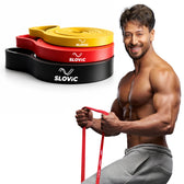3-Piece Resistance Band Set – 3–7 KG, 7–15 KG, and 15–30 KG