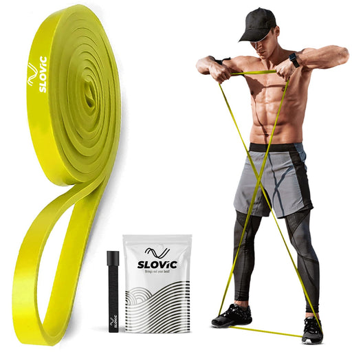 Slovic Resistance Band Pull up Training Bands for Calisthenics (Yellow)