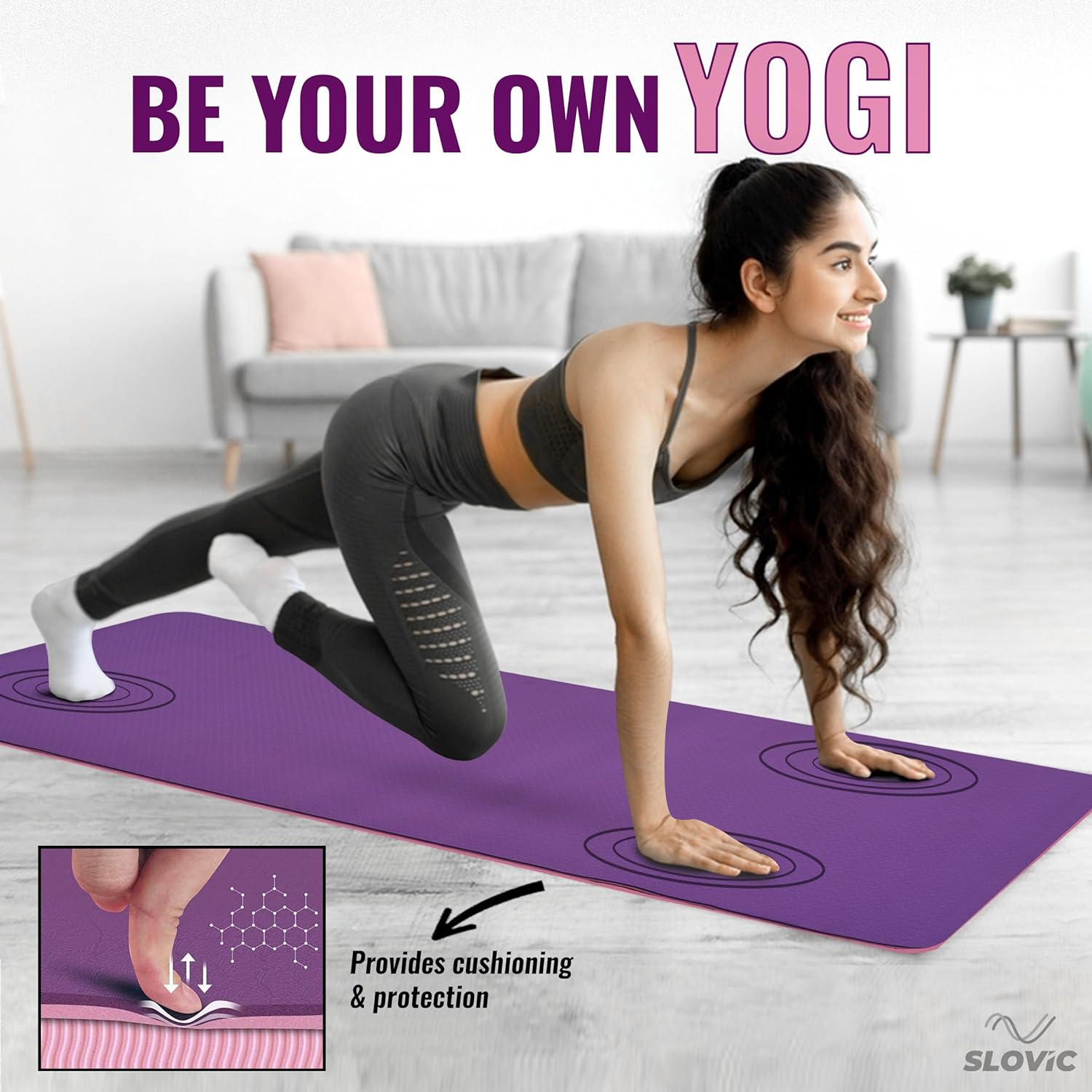 Yoga Mats For Women (TPE 6mm)