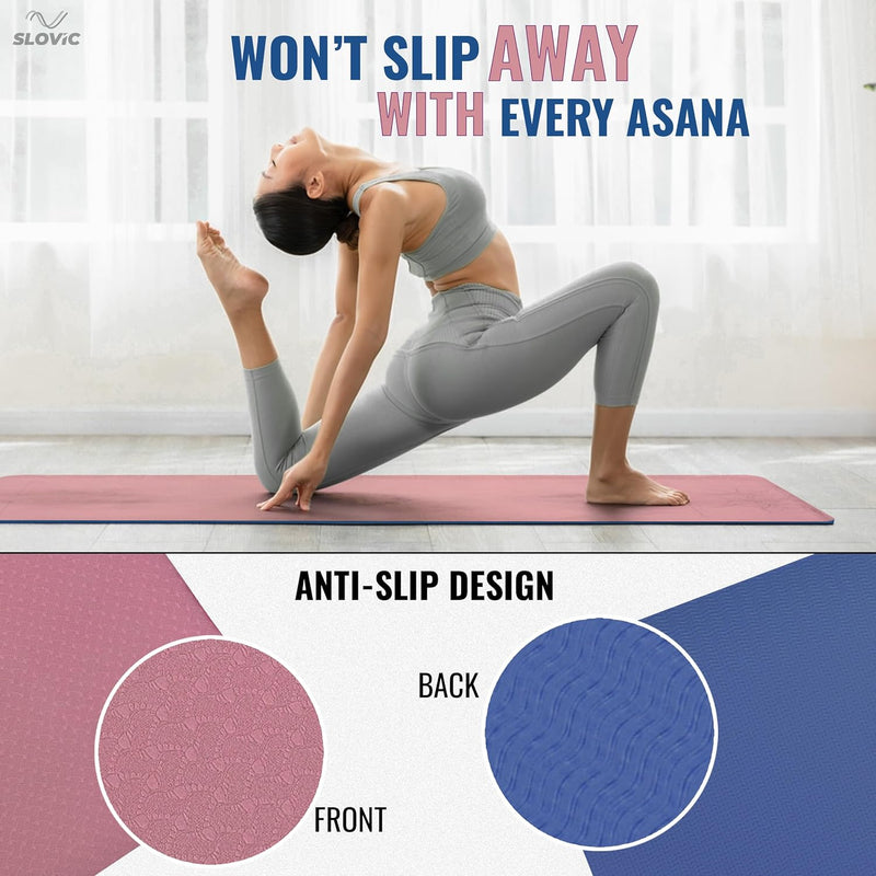 Yoga Mats For Women (6mm TPE)