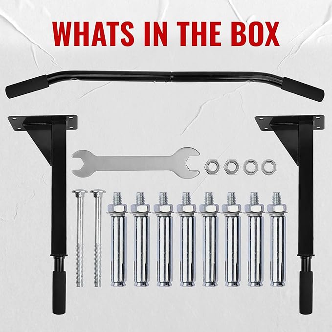 Slovic Pull up Bar for Men, Women & Kids (200kg Load Capacity) | Ideal for Gym & Home Workout