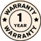 1-Year 
Warranty