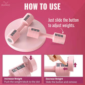 ABS Adjustable Dumbbell - 2.5kg Pair