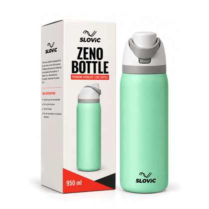 Insulated Zeno Bottle Water Bottle 950 ML - Stainless Steel Bottle - 24 Hrs Cold & 12 Hrs Hot