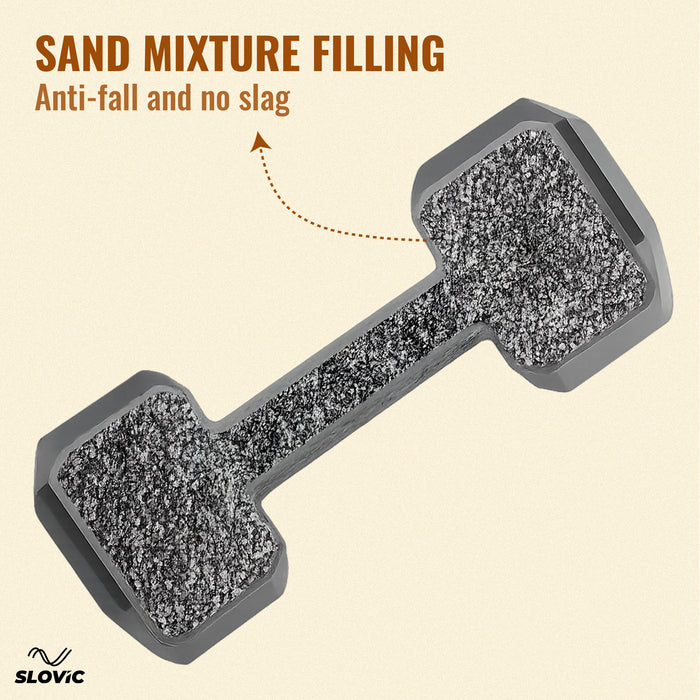 Slovic PVC Home Gym Dumbbell Set - 2Kg Pair