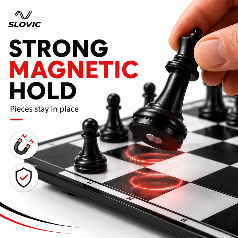 14 Inch Magnetic Foldable Chess Board Set | Magnetic Chess | for Kids & Adults