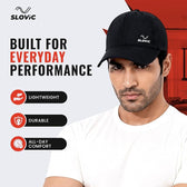 Baseball Cap for Men & Women | Adjustable Sports Cap | Black