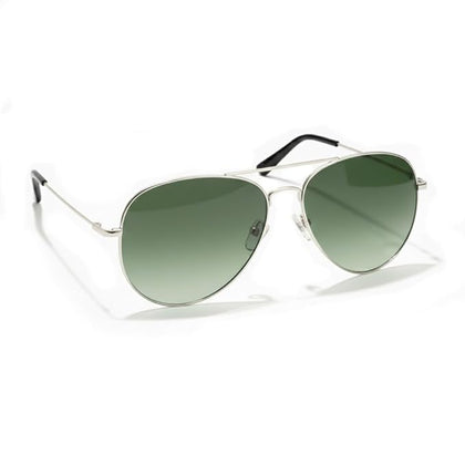 UV Protected Aviator Sunglasses- Green