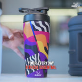 750 ml Stainless Steel Shaker Bottle - 4D Printed - Leakproof Gym Shaker