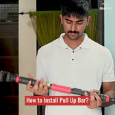 200 kg Adjustable No Screw Pull Up Bar - Kids