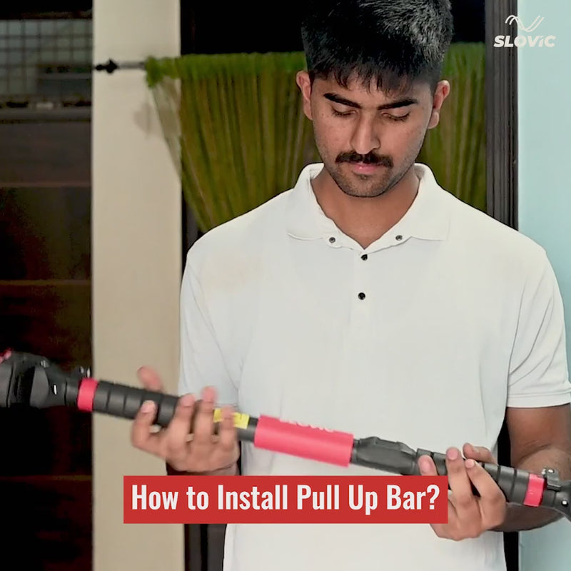 200 kg Adjustable No Screw Pull Up Bar - Kids