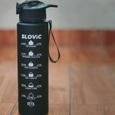 Sipper Bottle 1L | Motivational Time Marks