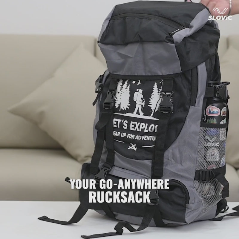 Rucksack Backpack Travel Bag - 55 LTR